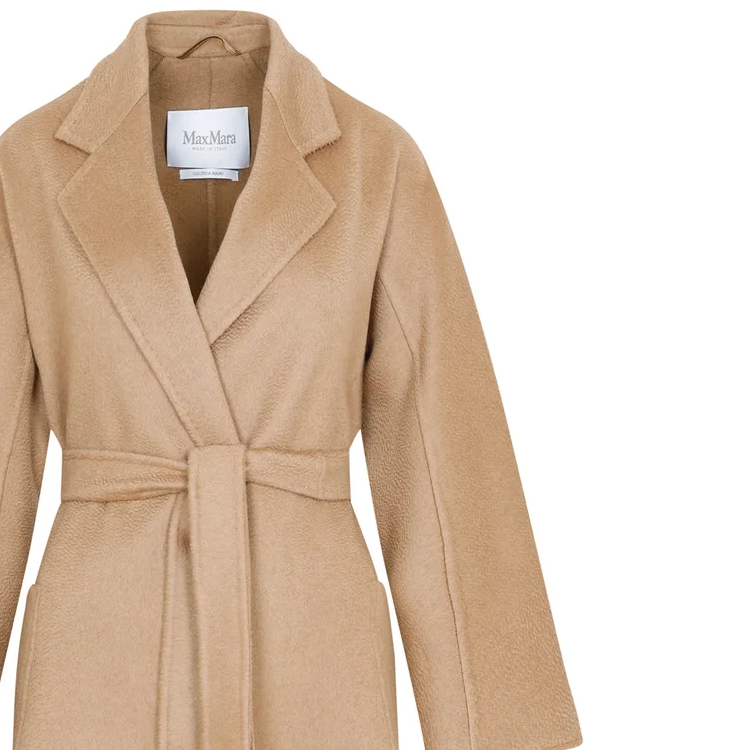 (Women) 'S Max Mara MaxMara  Belted Casual Coat in Solid Khaki Color. 2310110831000-068 圖 4