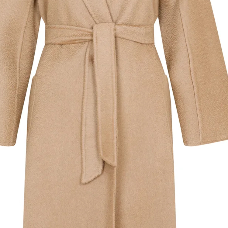 (Women) 'S Max Mara MaxMara  Belted Casual Coat in Solid Khaki Color. 2310110831000-068 圖 5