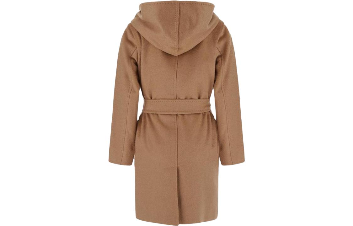 (Women) 'S Max Mara MaxMara  Belted Coat with Lapel Collar in Brown. 10160913-600-001 圖 4