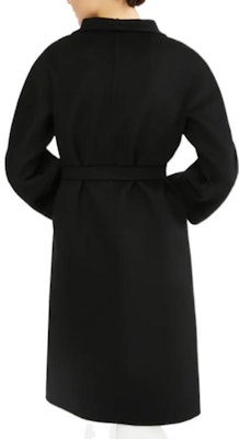 (W) ''Kot Hitam S Max Mara MaxMara Berkolar Tinggi Berpoket Besar dengan Tali Pinggang'' 10160229600LILIA004 Purchase (W) ''Kot Hitam S Max Mara MaxMara Berkolar Tinggi Berpoket Besar dengan Tali Pinggang'' 10160229600LILIA004