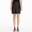 Purchase (Women) 'S Max Mara MaxMara Black Denim Mini Dress with Solid Stitching and Sleeve Tie Detail 1101052206002
