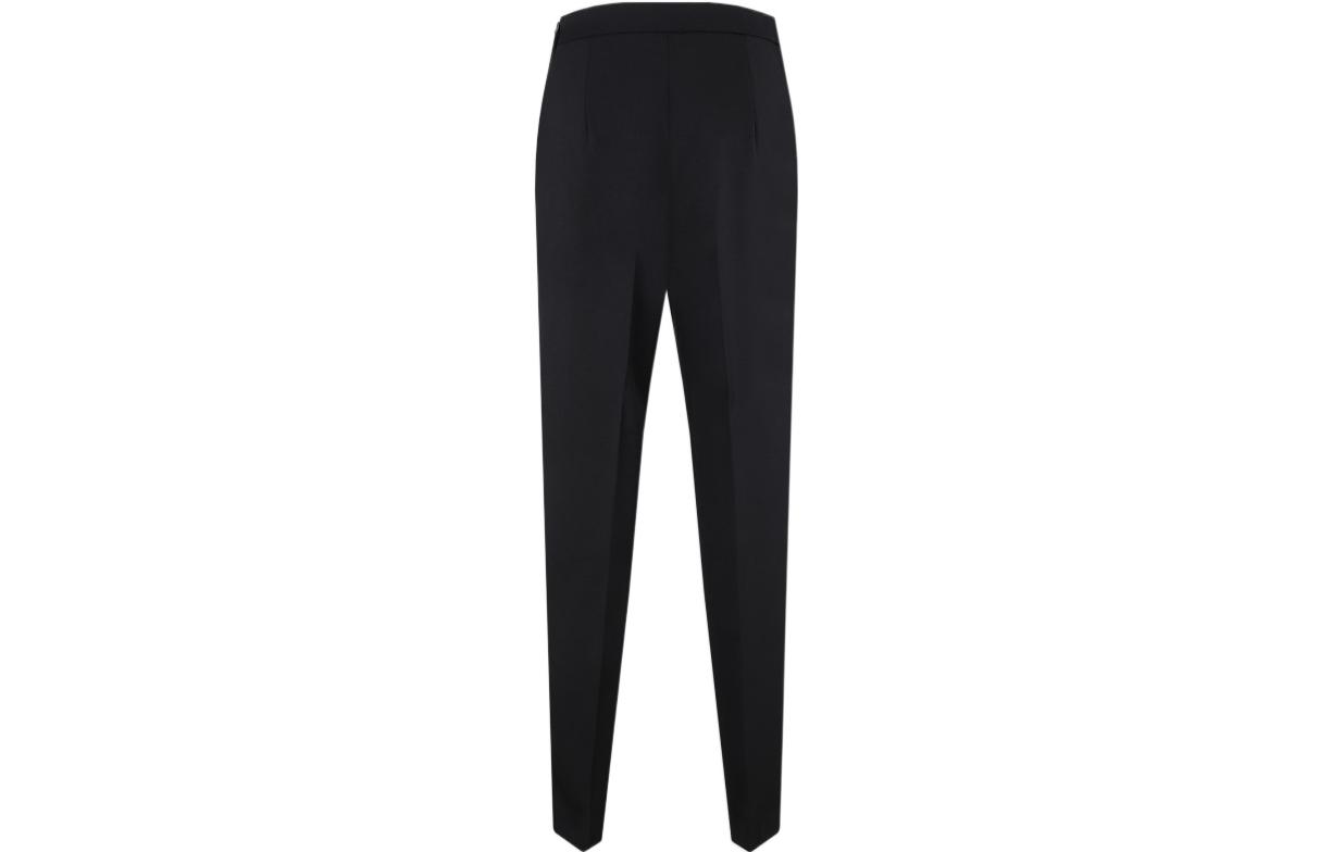 Lookbook (W) 막스마라 블랙 드로스트링 스트레이트핏 캐주얼 팬츠 11360227600-001