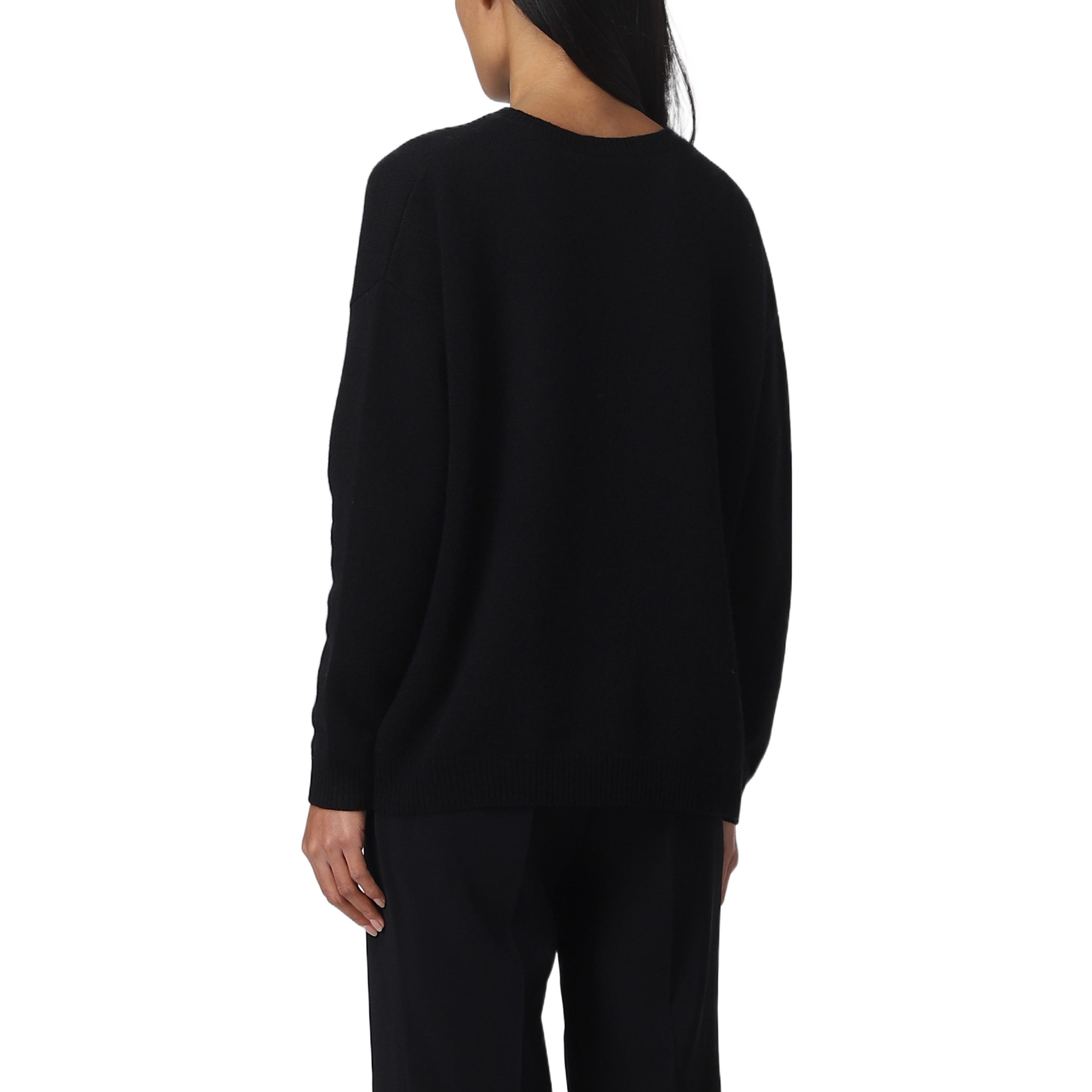(Women) 'S Max Mara MaxMara  Black Heart Logo Knit Cashmere Sweater 2313611131600-014 圖 4