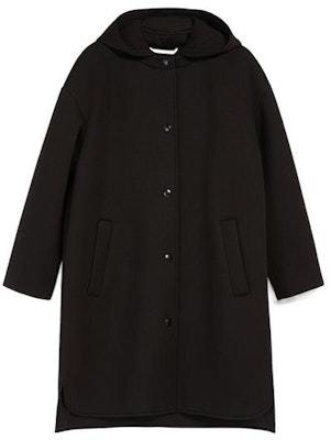 (Women) 'S Max Mara MaxMara Black Hooded Knit Cardigan Plain Design 3906022606 Order (Women) 'S Max Mara MaxMara Black Hooded Knit Cardigan Plain Design 3906022606