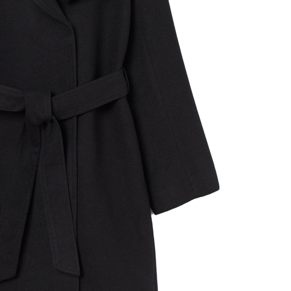 (Women) 'S Max Mara MaxMara  Black Long Sleeve Single-Breasted Coat 2360161139-013 圖 5