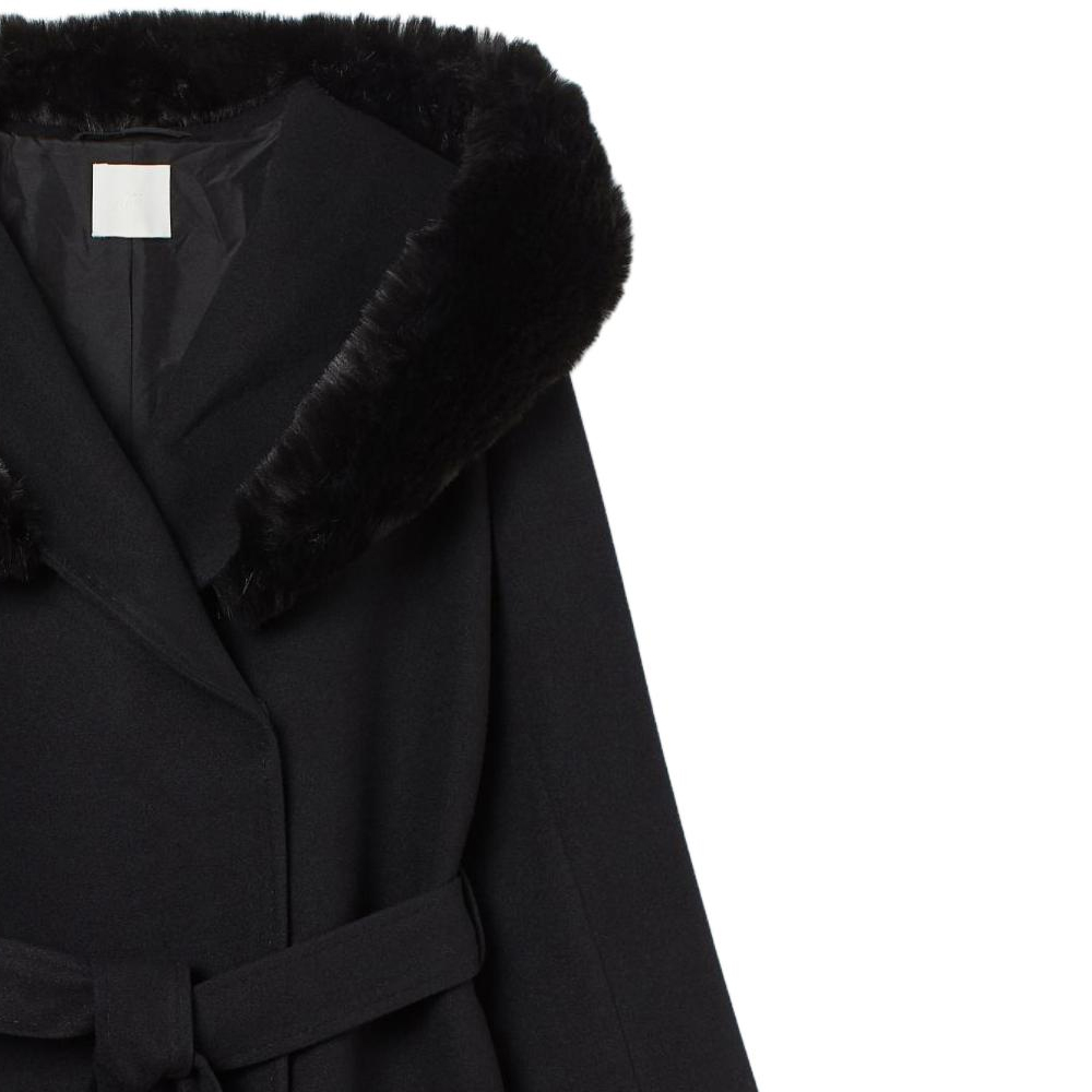 (Women) 'S Max Mara MaxMara  Black Long Sleeve Single-Breasted Coat 2360161139-013 圖 6