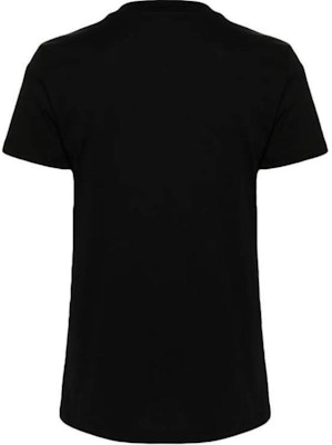 (W) 막스마라 블랙 반팔 크루넥 로고 티셔츠. 2411941011600-010 Lookbook (W) 막스마라 블랙 반팔 크루넥 로고 티셔츠. 2411941011600-010