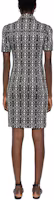 Shop (W) ''S Max Mara MaxMara 黑色印花短袖迷你連衣裙 2411621022600-001