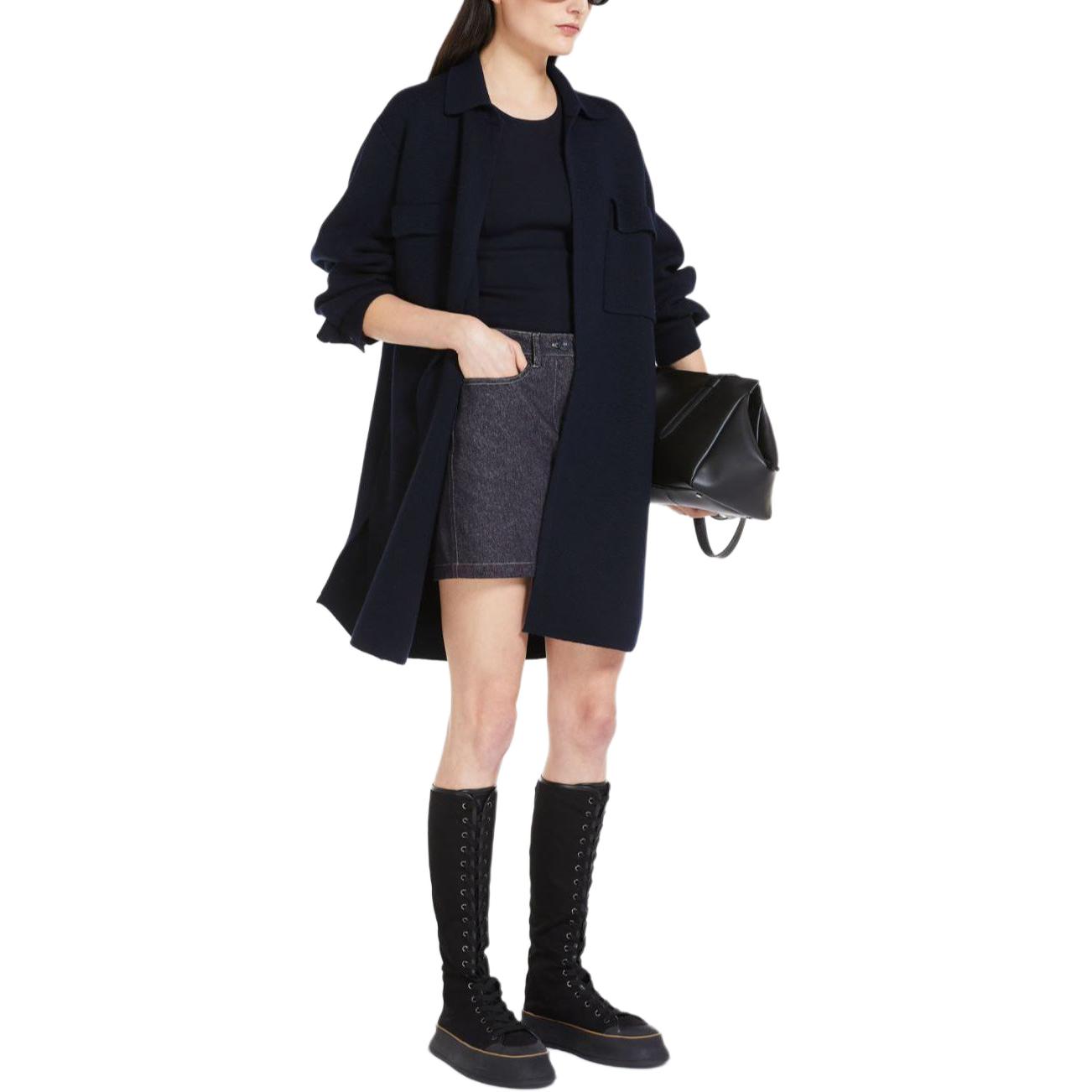 Purchase (Women) 'S Max Mara MaxMara  Black Sleeveless Slim Fit Camisole Tank Top 1361074106005-ALFEO