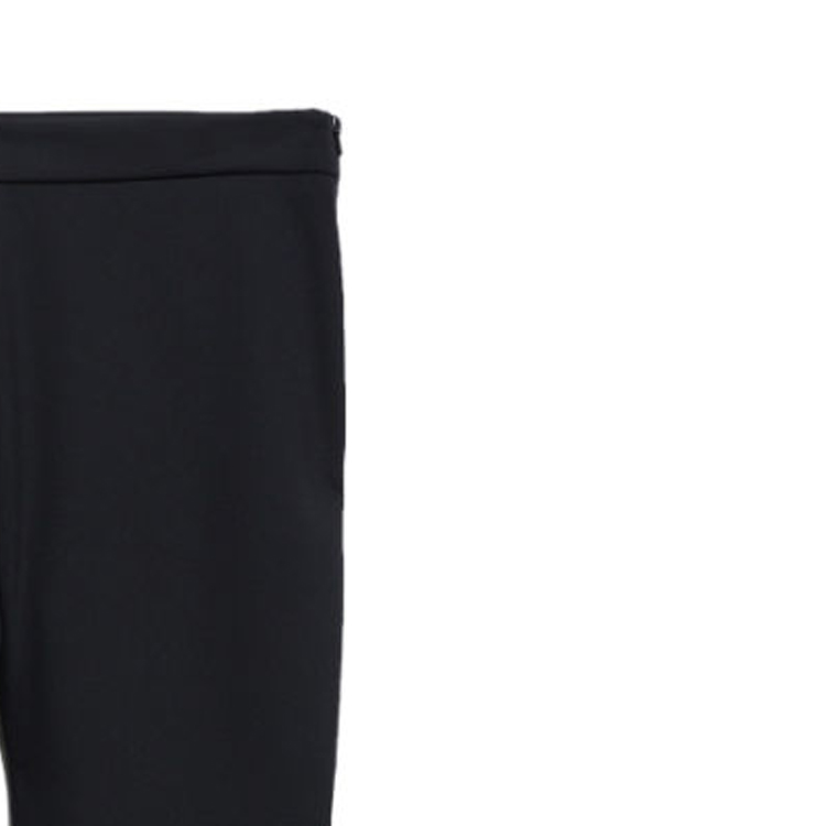 Details for (W) Pantalones Casuales Negros Rectos con Cremallera ''S Max Mara MaxMara. 6786043306-001