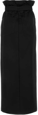 (Women) 'S Max Mara MaxMara Black Solid High-Waist Midi Casual Skirt. 2311060439600002 Lookbook (Women) 'S Max Mara MaxMara Black Solid High-Waist Midi Casual Skirt. 2311060439600002