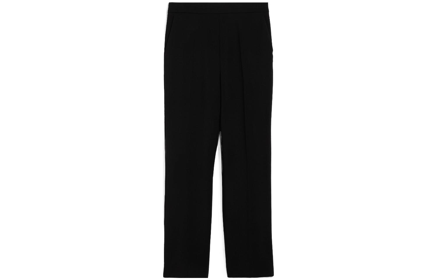 Order (W) ''赛麦克斯玛拉 MaxMara 黑色中腰拉链休闲裤'' 1131084106-003