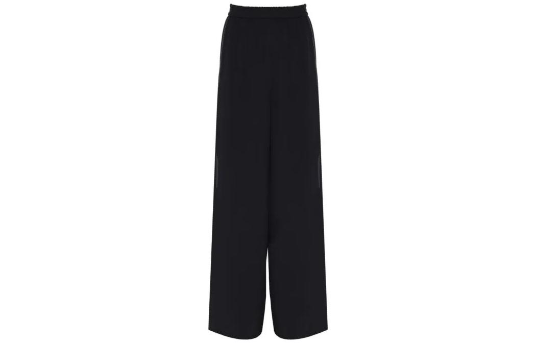 Order (W) ''S Max Mara MaxMara 黑色寬版側開衩休閒長褲 1131011206007-BOHEME