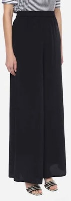 (W) ''S Max Mara MaxMara 黑色寬版側開衩休閒長褲 1131011206007-BOHEME Purchase (W) ''S Max Mara MaxMara 黑色寬版側開衩休閒長褲 1131011206007-BOHEME