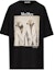 Buy (Women) 'S Max Mara MaxMara Black T-Shirt with Dog Graphic Print and Round Neck Short Sleeve 2319460139600-011