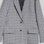 Purchase (Women) 'S Max Mara MaxMara Black Wool Plaid Blazer Single-Breasted Jacket 1046123306