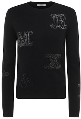 (W) ‘S Max Mara マックスマーラ ブルーブラック ラインストーン 長袖プルオーバーセーター 13660429-600-010 Buy (W) ‘S Max Mara マックスマーラ ブルーブラック ラインストーン 長袖プルオーバーセーター 13660429-600-010