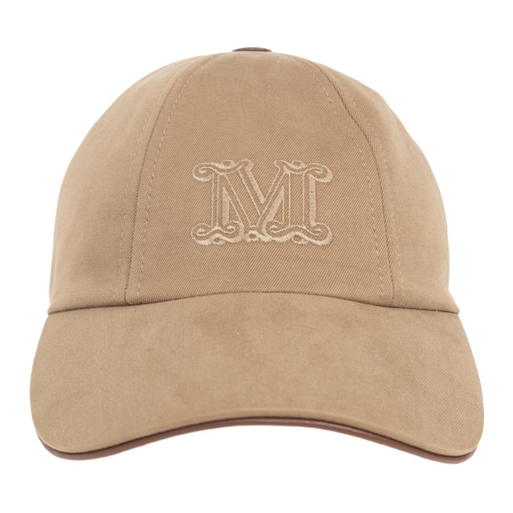 Order (W) ''S Max Mara MaxMara 棕色棉質Logo棒球帽 4576044106