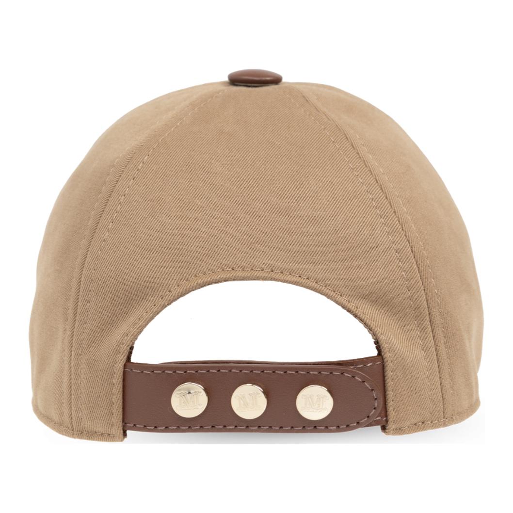 Lookbook (W) ''S Max Mara MaxMara 棕色棉質Logo棒球帽 4576044106