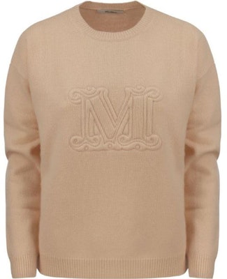 (Women) 'S Max Mara MaxMara Brown Crew Neck Long Sleeve Knitted Sweater. 13611421-600-007 Order (Women) 'S Max Mara MaxMara Brown Crew Neck Long Sleeve Knitted Sweater. 13611421-600-007