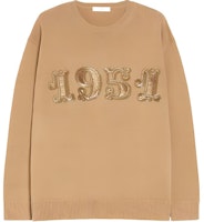 (Women) 'S Max Mara MaxMara Brown Digital Print Crewneck Pullover Sweater Long Sleeve. 1366224206-025 (Women) 'S Max Mara MaxMara Brown Digital Print Crewneck Pullover Sweater Long Sleeve. 1366224206-025