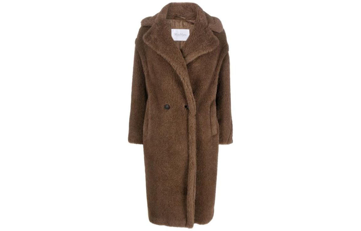 (Women) 'S Max Mara MaxMara  Brown Double-Breasted Long Sleeve Casual Coat. 10160233600-003 圖 2