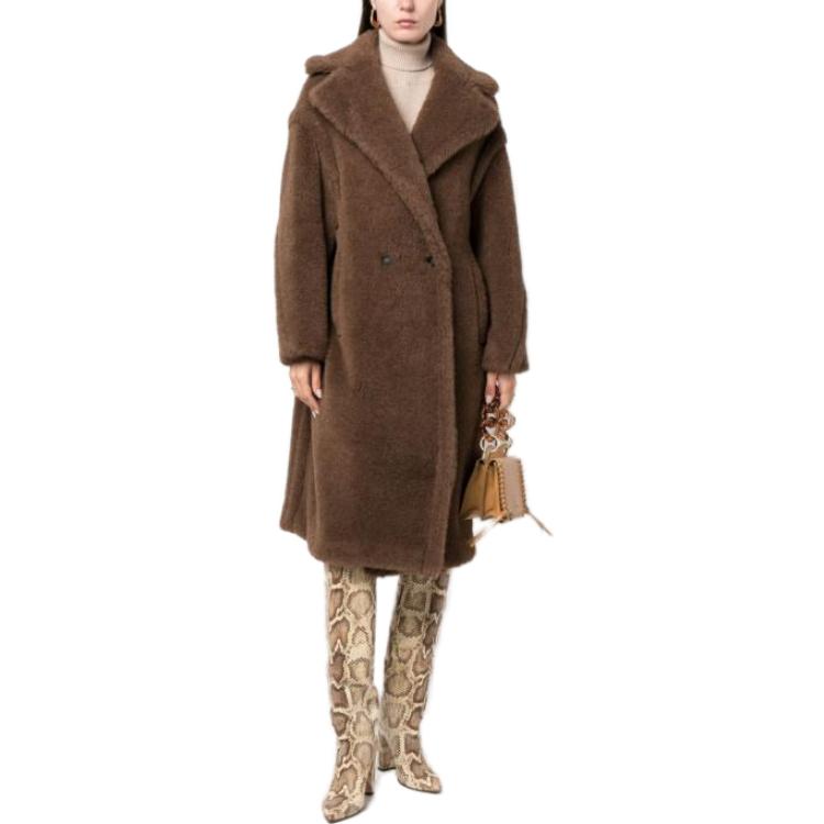 (Women) 'S Max Mara MaxMara  Brown Double-Breasted Long Sleeve Casual Coat. 10160233600-003 圖 3