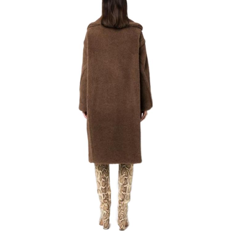 (Women) 'S Max Mara MaxMara  Brown Double-Breasted Long Sleeve Casual Coat. 10160233600-003 圖 4