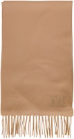 (Women) 'S Max Mara MaxMara Brown Knit Scarf - Stylish, Warm & Versatile Accessory. 45463123013 (Women) 'S Max Mara MaxMara Brown Knit Scarf - Stylish, Warm & Versatile Accessory. 45463123013