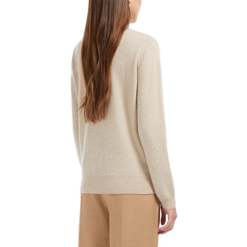 (Women) 'S Max Mara MaxMara  Brown Long-Sleeve Letter Print Crewneck Sweater 13661029600-002 圖 5