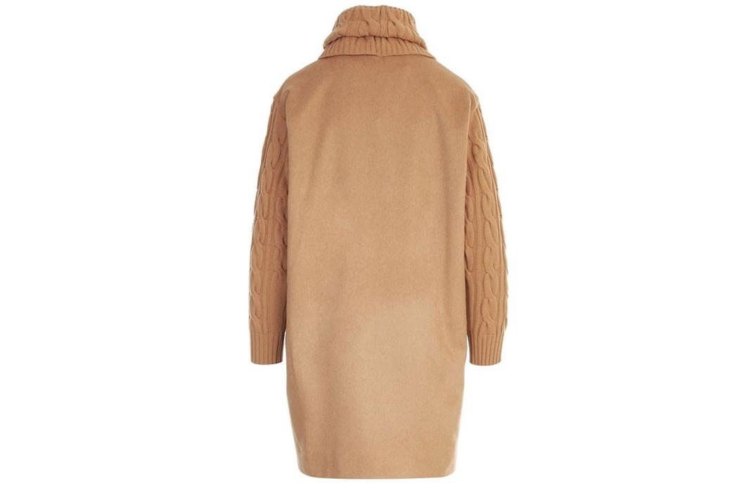 Lookbook (Women) 'S Max Mara MaxMara  Brown Long Sleeve Turtleneck Midi Dress. 13260113600-002