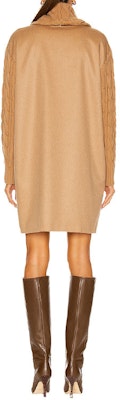 (Women) 'S Max Mara MaxMara Brown Long Sleeve Turtleneck Midi Dress. 13260113600-002 Purchase (Women) 'S Max Mara MaxMara Brown Long Sleeve Turtleneck Midi Dress. 13260113600-002