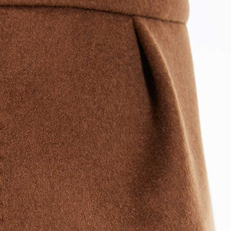 Sizing (Women) 'S Max Mara MaxMara  Brown Mid-Rise Casual Skirt with Back Zipper. 1106353606009-MIRANDA