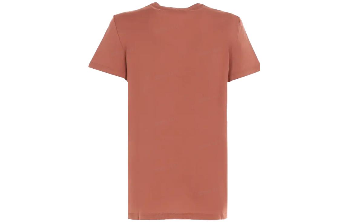 Lookbook (W) 막스마라 브라운 로고 프린트 반팔 티셔츠 19460229600-007