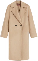 (Women) 'S Max Mara MaxMara Brown Solid Color Long Sleeve Coat 6016161306-003 (Women) 'S Max Mara MaxMara Brown Solid Color Long Sleeve Coat 6016161306-003