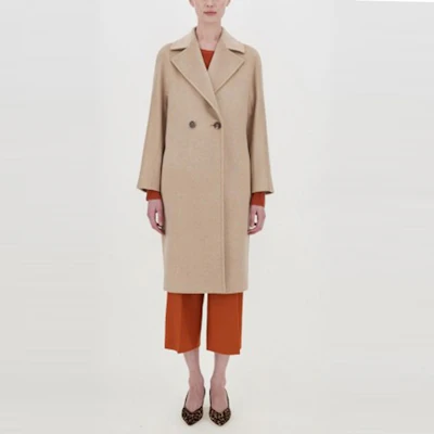 (W) ''Max Mara Cokelat Jaket Panjang Lengan Panjang Solid'' 6016161306-003 Lookbook (W) ''Max Mara Cokelat Jaket Panjang Lengan Panjang Solid'' 6016161306-003