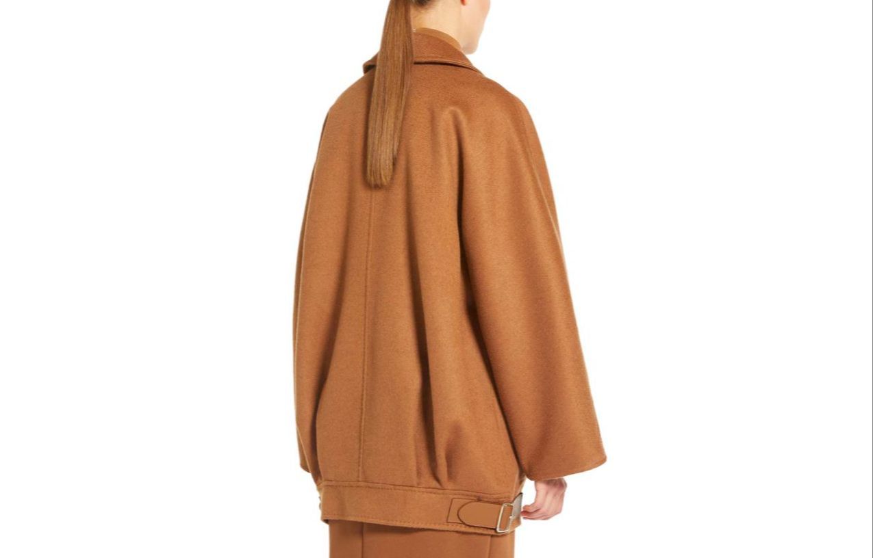 (Women) 'S Max Mara MaxMara  Brown Solid Double-Breasted Long Sleeve Coat. 1081043106 圖 3