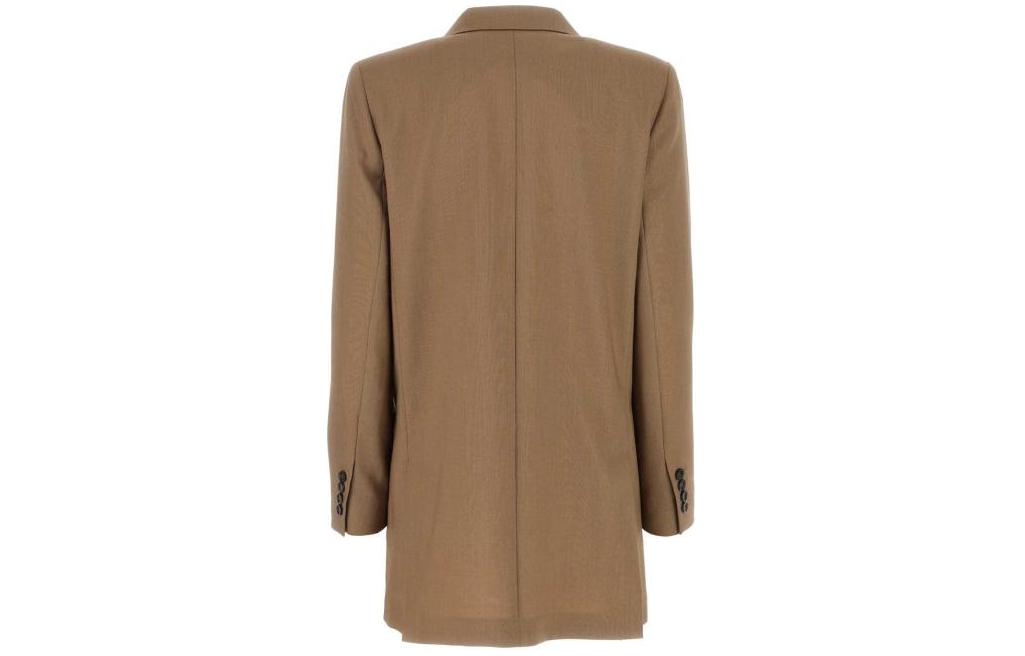 (Women) 'S Max Mara MaxMara  Brown Solid Slim-Fit Long Sleeve Blazer Jacket with Pockets 2310410531600-001 圖 3