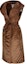 Lookbook (Women) 'S Max Mara MaxMara Brown Solid V-Neck Tie-Belt Hooded Vest 2392960434600051