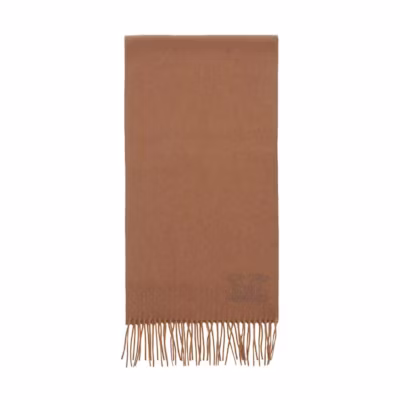 (Women) 'S Max Mara MaxMara Brown Wool Scarf with English Letter Design. WSDALIA013CL1
