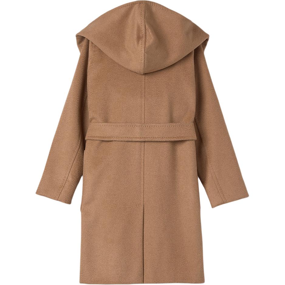 (Women) 'S Max Mara MaxMara  Camel Belted Hooded Long Sleeve Coat 10161323600-001 圖 5