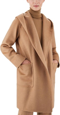 (W) Abrigo Medio con Capucha y Cinturón Color Camel de ''S Max Mara. 1016183306001-RIALTO Purchase (W) Abrigo Medio con Capucha y Cinturón Color Camel de ''S Max Mara. 1016183306001-RIALTO