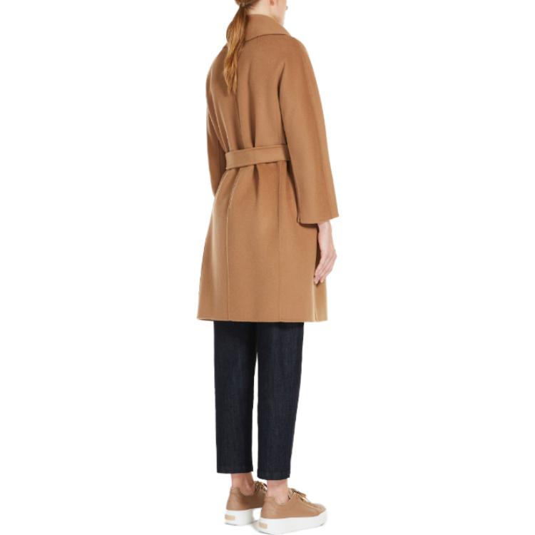(Women) 'S Max Mara MaxMara  Camel Fitted Double-Faced Wool Jacket Coat. 9016033906045-MESSI 圖 5