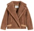Buy (W) ''S Max Mara MaxMara 駝色短版寬翻領夾克 10860623-000-001