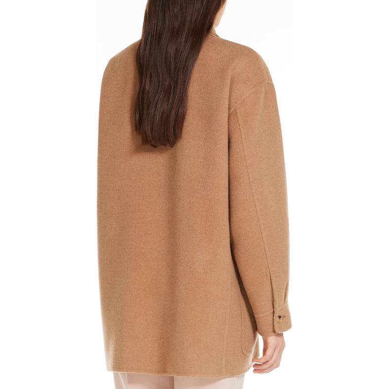 Purchase (Women) 'S Max Mara MaxMara  Camel Solid Single-Breasted Slim-Fit Long-Sleeve Blazer Jacket 1086024106-001