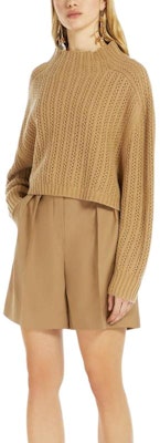 (Women) 'S Max Mara MaxMara Casual Beige Zip Shorts Solid Color 3/4 Length 1146021600-002 Purchase (Women) 'S Max Mara MaxMara Casual Beige Zip Shorts Solid Color 3/4 Length 1146021600-002