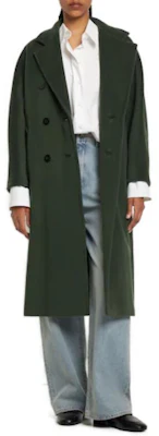 (Women) 'S Max Mara MaxMara Classic Double-Faced Wool Coat in Dark Green. 2310180139000027-MADAME Lookbook (Women) 'S Max Mara MaxMara Classic Double-Faced Wool Coat in Dark Green. 2310180139000027-MADAME