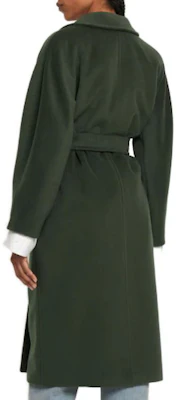 (Women) 'S Max Mara MaxMara Classic Double-Faced Wool Coat in Dark Green. 2310180139000027-MADAME Purchase (Women) 'S Max Mara MaxMara Classic Double-Faced Wool Coat in Dark Green. 2310180139000027-MADAME
