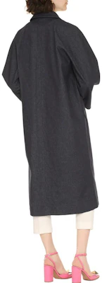 (W) ''S Max Mara MaxMara Mantel Denim Klasik Edisi Runway - Biru Tua 1011012206001-BACCO Purchase (W) ''S Max Mara MaxMara Mantel Denim Klasik Edisi Runway - Biru Tua 1011012206001-BACCO