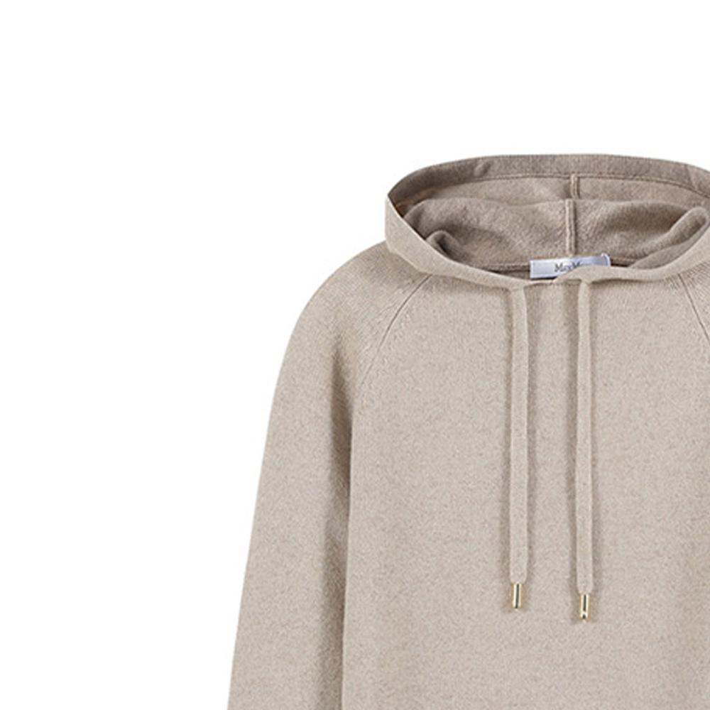 Details for (W) ''S Max Mara 水晶装饰羊毛针织连帽毛衣 - 米色 1366073906002-ANANAS